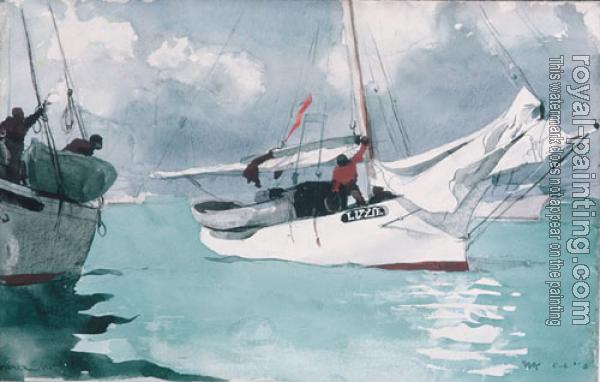 Winslow Homer : Fishing Boats Key West